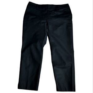 NWOT Loft Julie Riviera Crop Pants Black Size 14